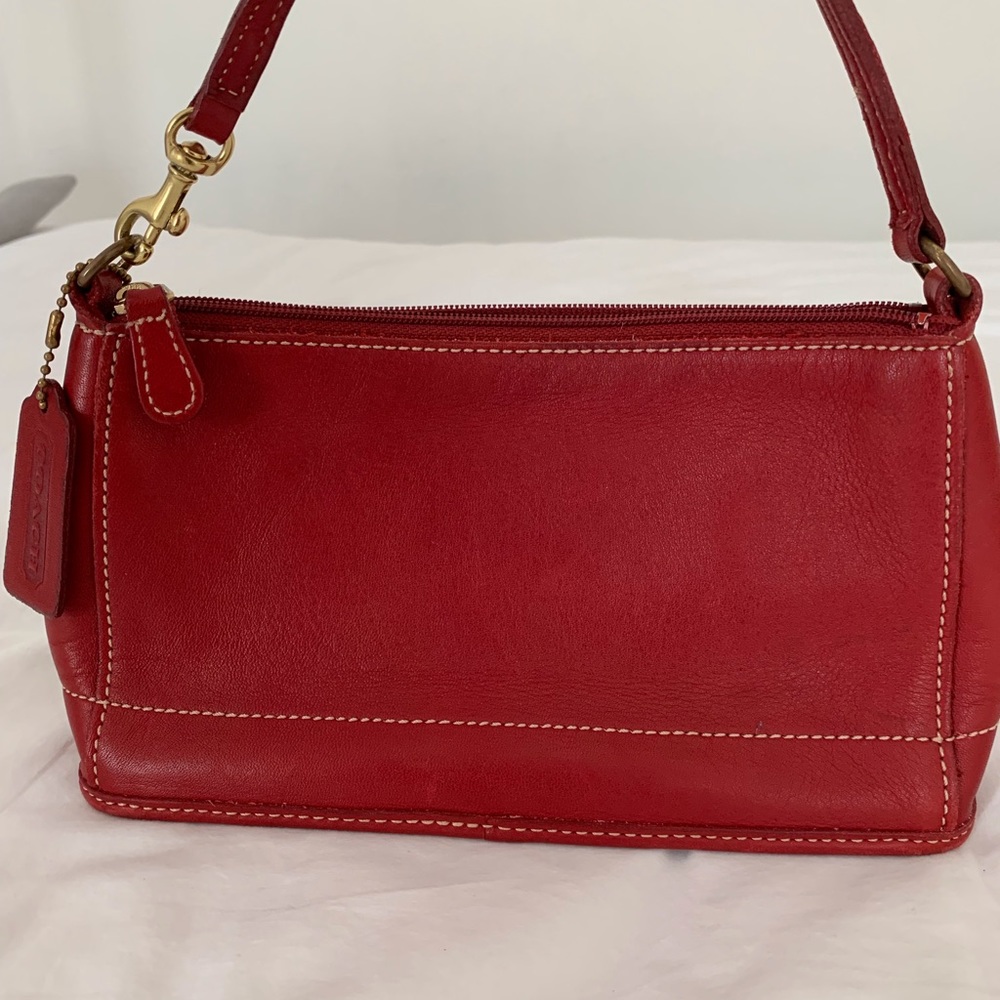 Red Coach handbag!